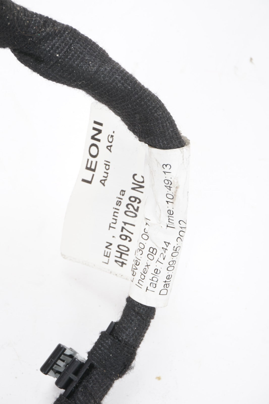 11-17 AUDI A8L FRONT LEFT DRIVER SIDE DOOR WIRE HARNESS OEM
