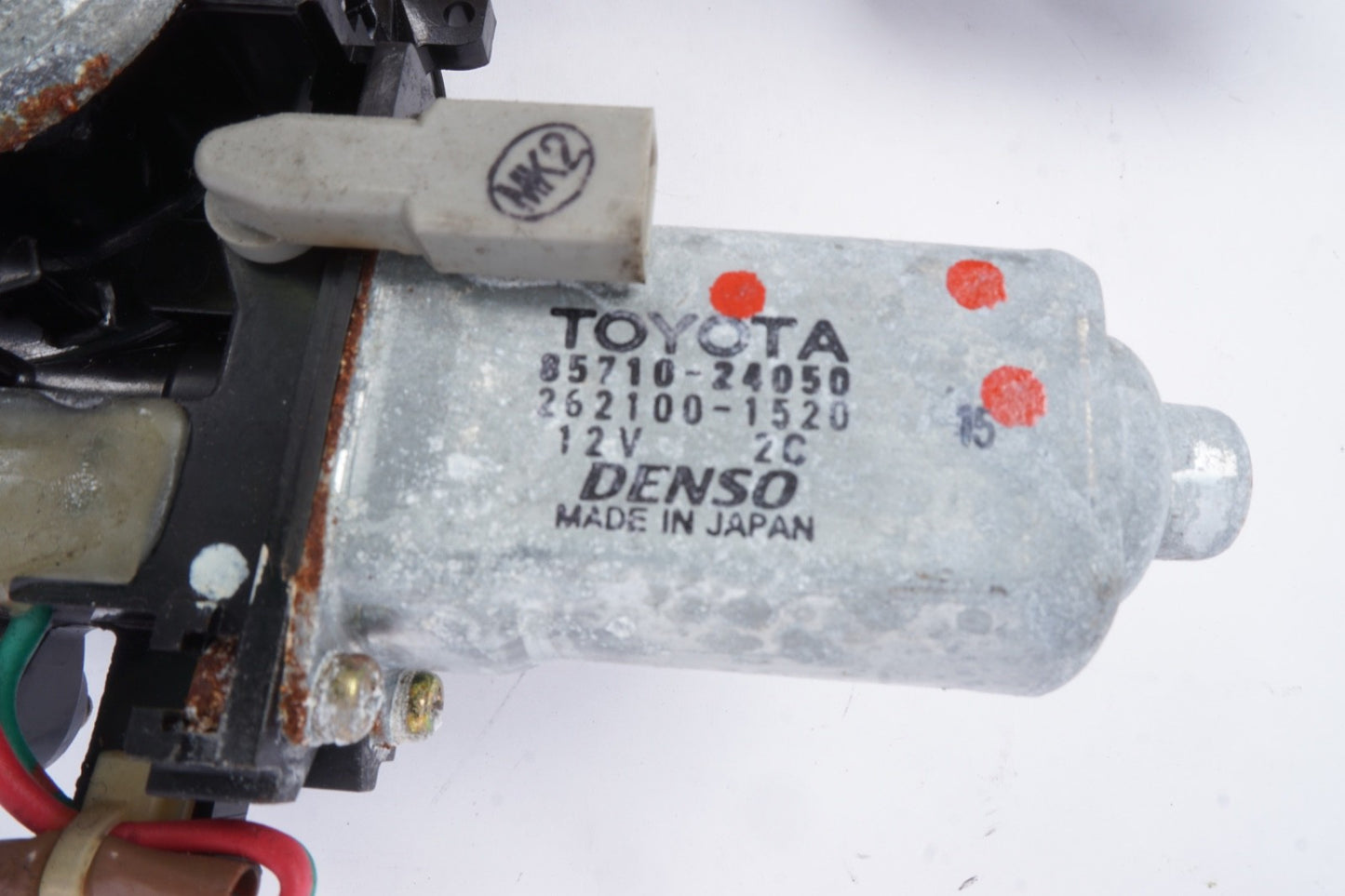 02-10 Lexus SC430 Left Rear Quarter Window Regulator W/ Motor OEM 85710-24050