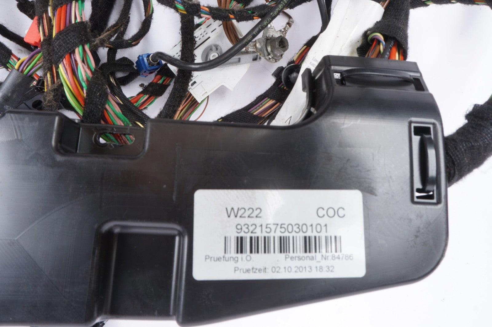 2014 MERCEDES S550 W222 DASHBOARD WIRE HARNESS