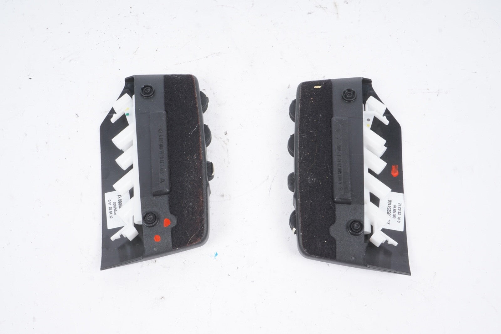 10-17 Mercedes W207 E350 E550 Left Right Seat Switch Control Valve Set