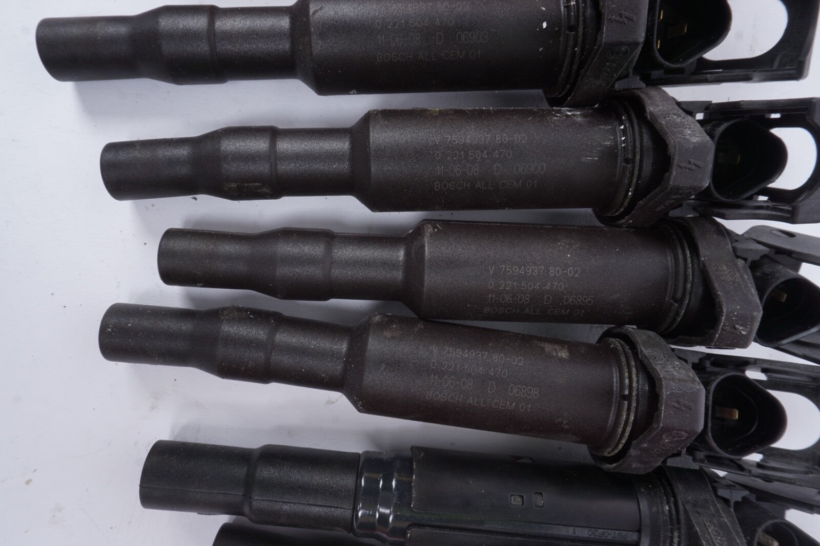 2009 - 2013 BMW 750 550 650 Ignition Coil 7594937 Set Of 8 OEM