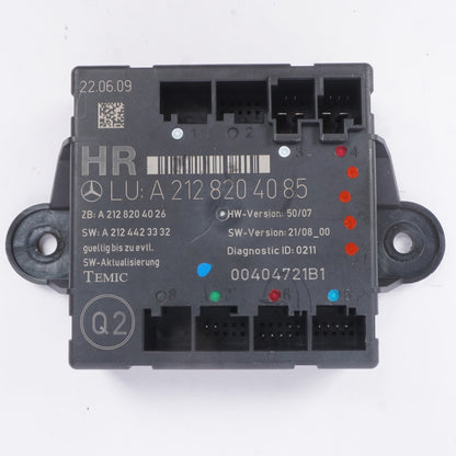 08-18 Mercedes W212 E350 GLK350 CLS550 Rear Right Side Door Control Module OEM