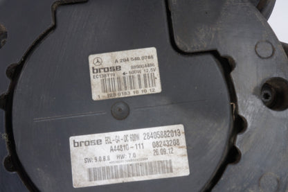 08-20 Mercedes W207 E350 C250 Engine Radiator Cooling Fan Motor Assembly OEM