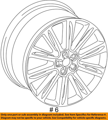 2012 - 2015 Audi A8 Factory Genuine Alloy Wheel Rim 20x9 EGDE 10 Spoke OEM