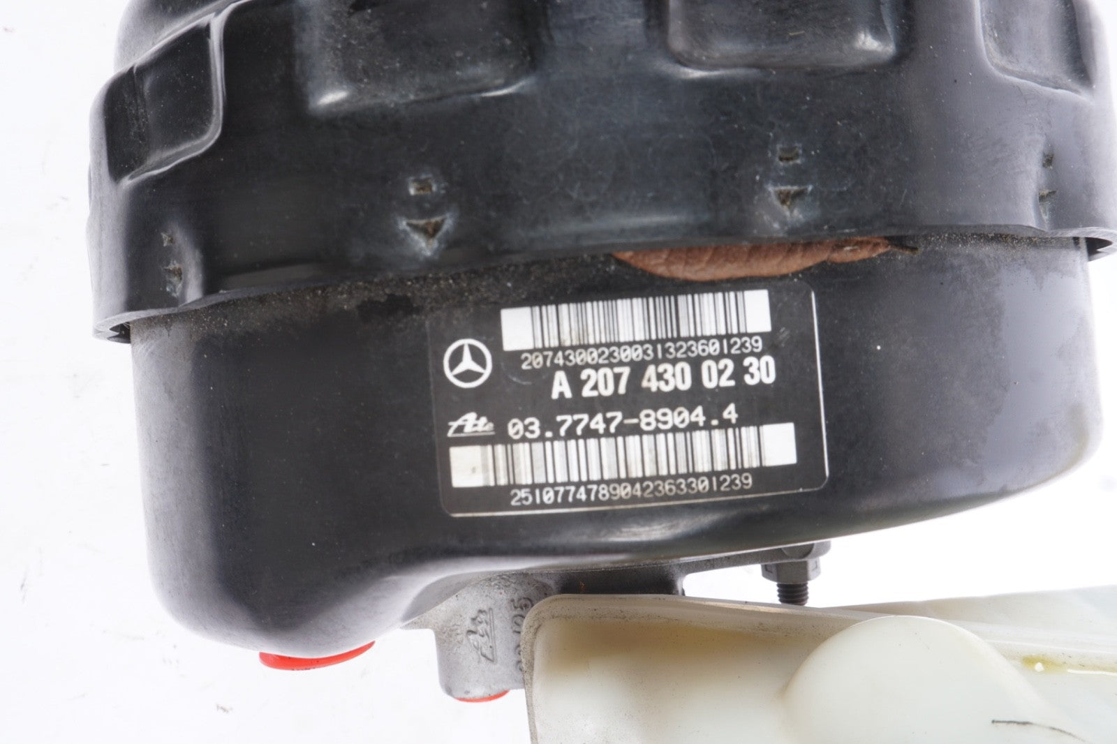 2010-2014 MERCEDES E350 C207 AWD POWER BRAKE BOOSTER MASTER CYLINDER TANK OEM