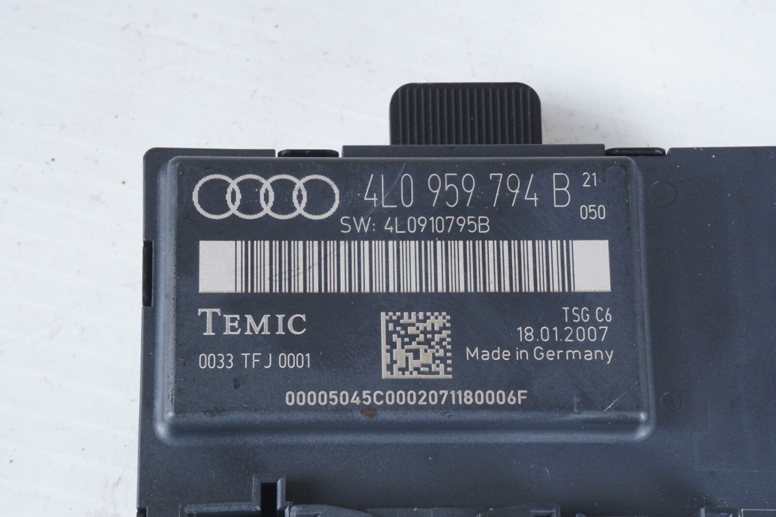07 08 09 AUDI Q7 REAR RIGHT PASSENGER SIDE DOOR CONTROL MODULE 4L0959794B OEM