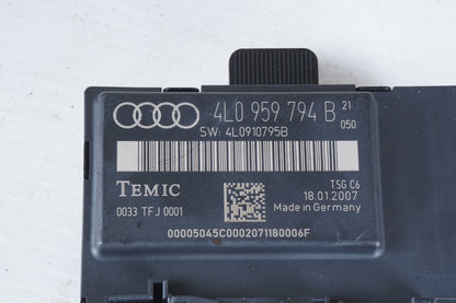 07 08 09 AUDI Q7 REAR RIGHT PASSENGER SIDE DOOR CONTROL MODULE 4L0959794B OEM