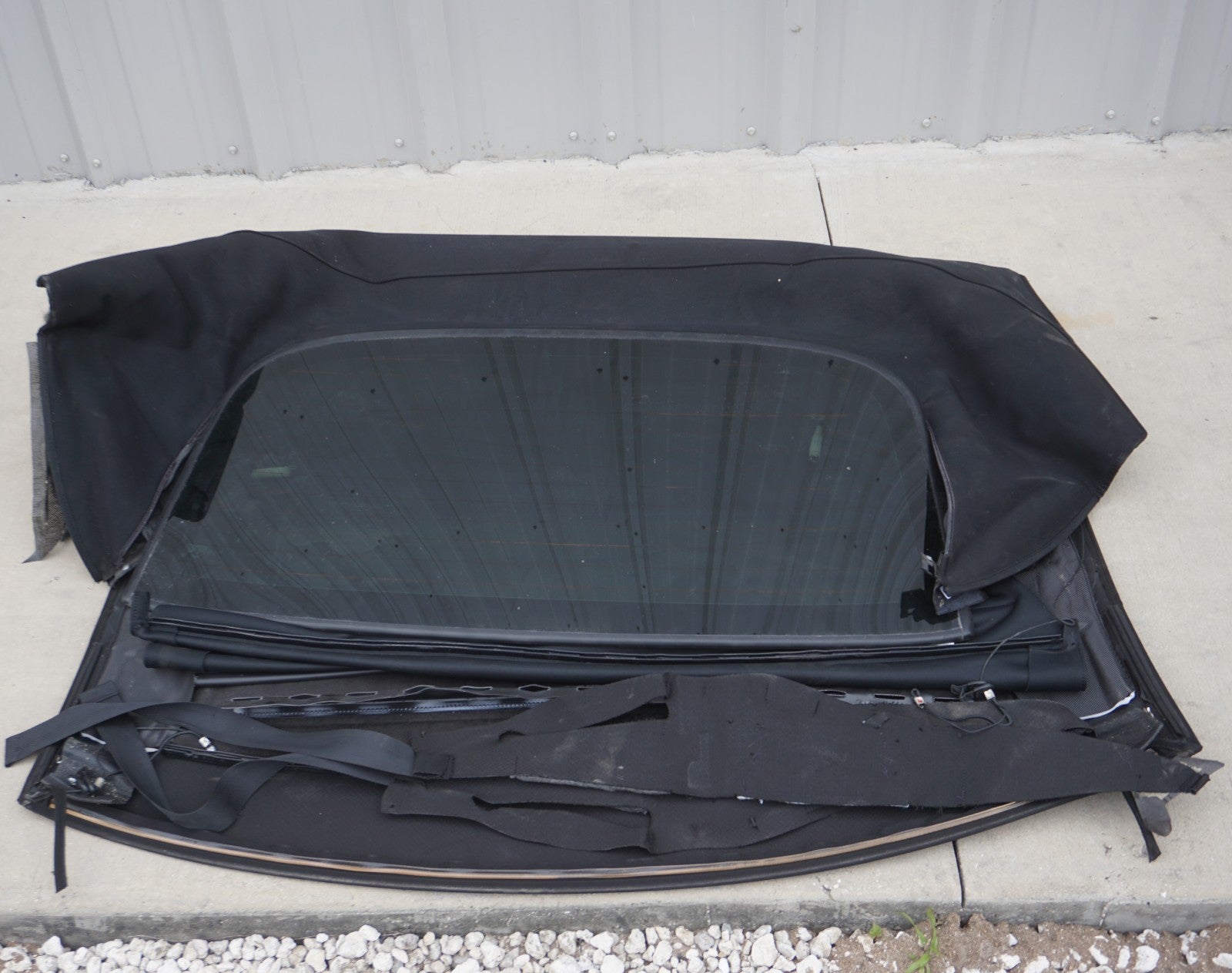 11-17 Mercedes W207 E350 E550 Convertible Soft Top Roof Black 2077700082 OEM