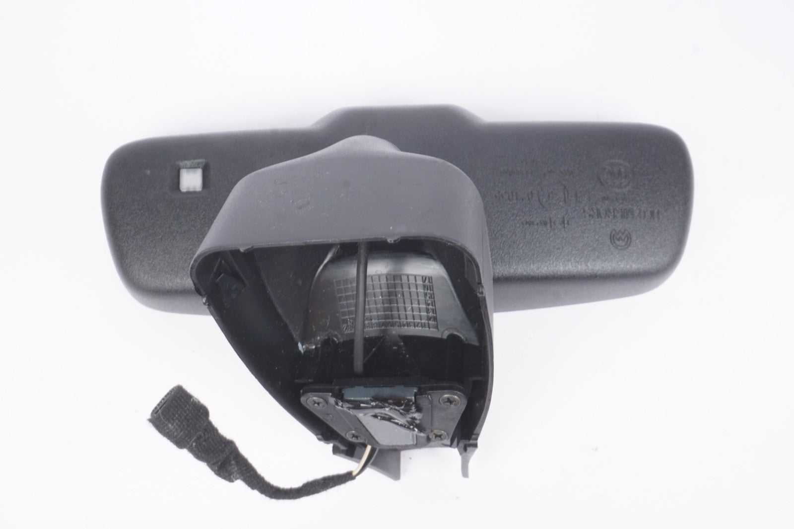 2012 - 2017 FIAT 500 MIRROR INTERIOR REAR VIEW WO COMPASS W SWITCH BLACK