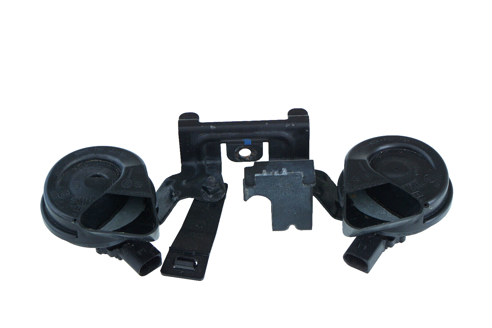 2011 - 2017 AUDI A8L HORN SIGNAL W/ BRACKET SET OF 2 OEM