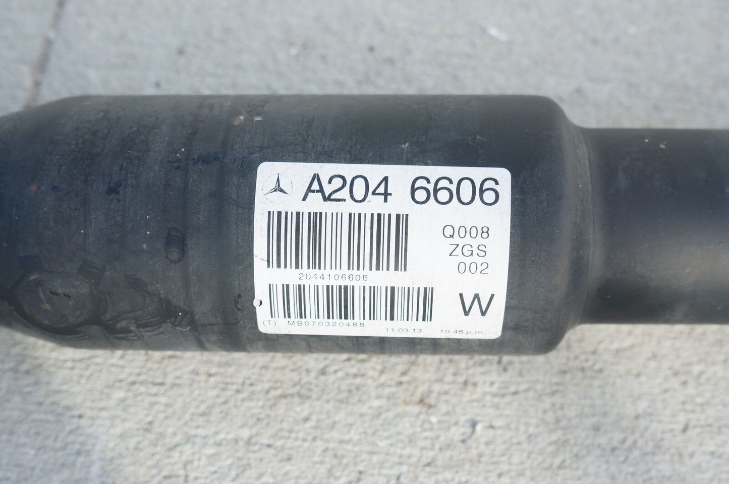 08-14 Mercedes W204 C300 AWD 4Matic Rear Differential Drive Shaft OEM