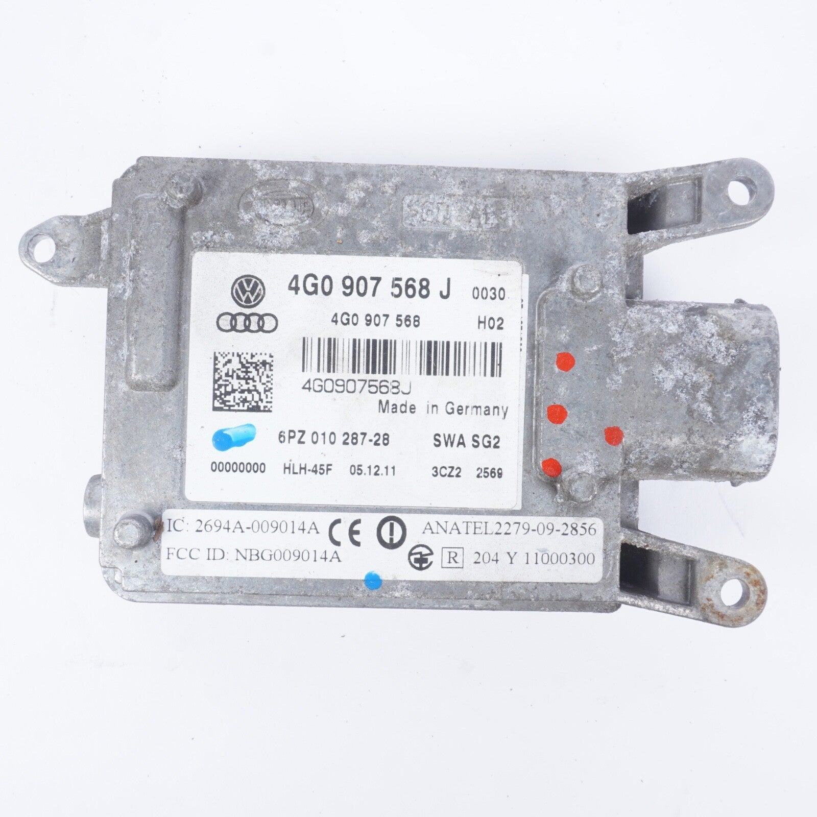 2013-2018 Audi A6 A7 RS6 RS7 Left Lane Change Assist Module 4G0907568J USED OEM