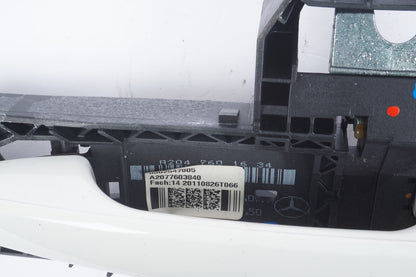 10-13 Mercedes W207 E350 E550 Front Right Exterior Door Handle Assembly White