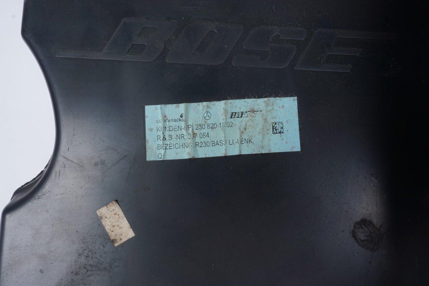 03-08 Mercedes R230 SL500 SL550 SL55 AMG Subwoofer Audio Speaker BOSE OEM