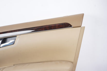 10-13 Mercedes W221 S550 S400 Front Right Side Interior Door Panel Beige OEM