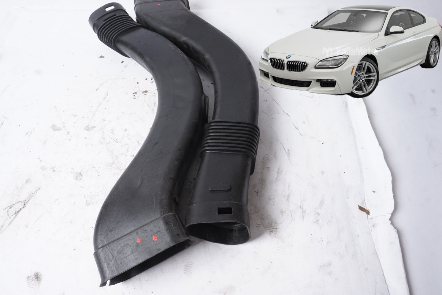 11-13 BMW F10 550i 650i 4.4 N63 AIR INTAKE DUCT ASSEMBLY RIGHT LEFT OEM 072523