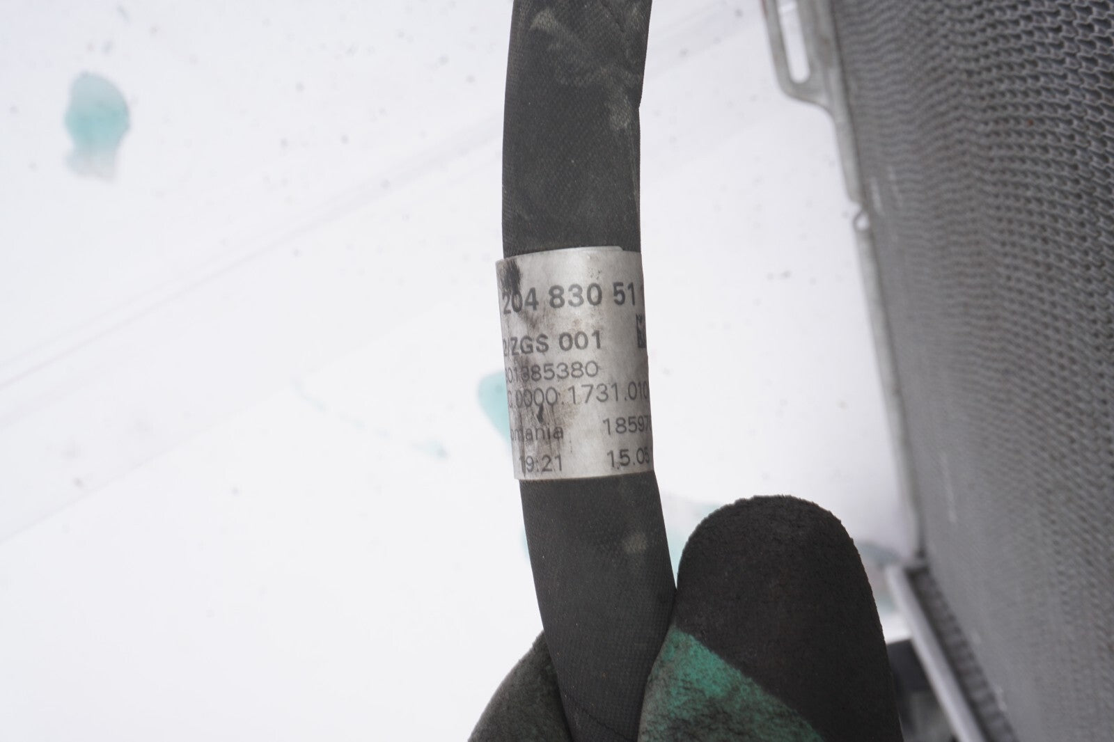 10-13 Mercedes W212 E350 Engine Coolant Radiator A C Condenser A2048305116 OEM
