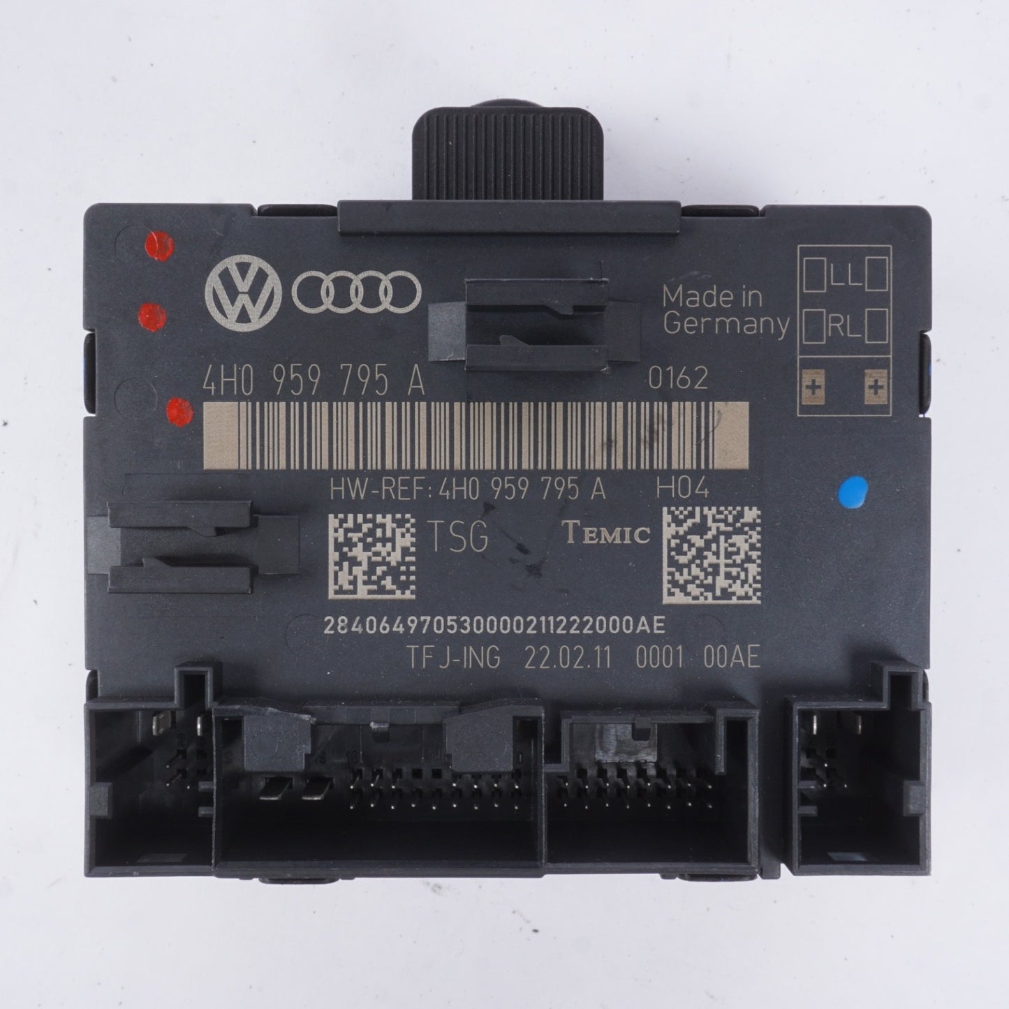 2012-2018 AUDI A8 L A8 S8 D4 LEFT DRIVER REAR DOOR CONTROL MODULE UNIT OEM