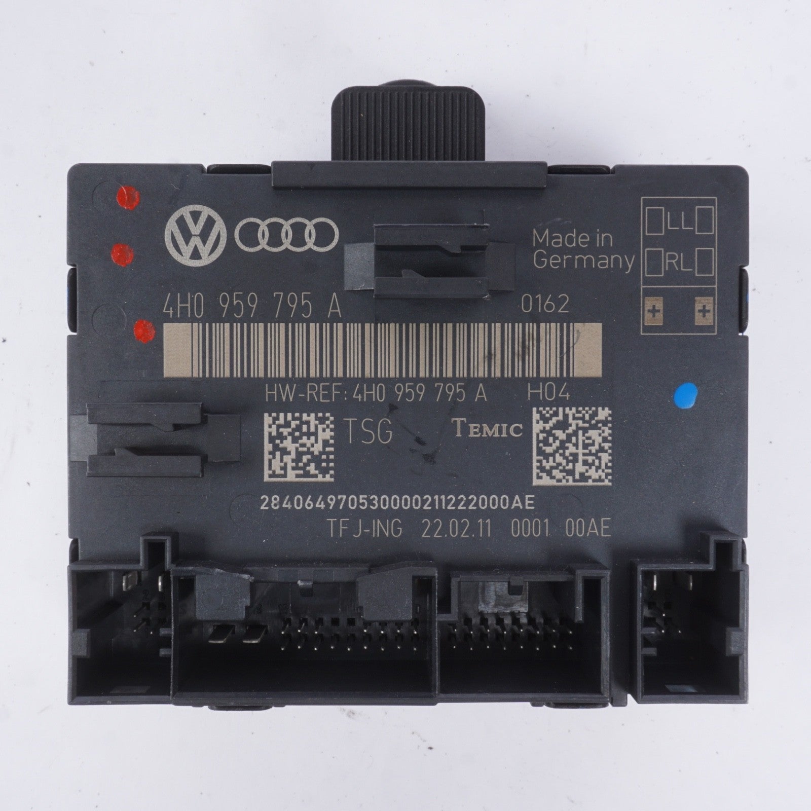 2012-2018 AUDI A8 L A8 S8 D4 LEFT DRIVER REAR DOOR CONTROL MODULE UNIT OEM