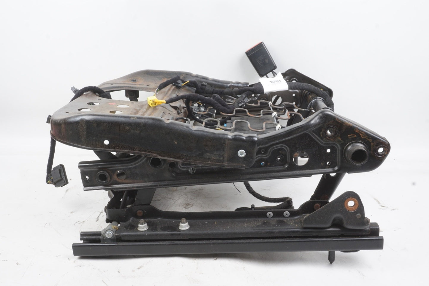 2014 - 2017 Maserati Ghibli Front Left Side Lower Seat Track Frame W/ Motors OEM