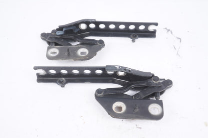04-10 Audi A8 Quattro Left & Right Front Hood Hinge Pair OEM 4E0823302 Black