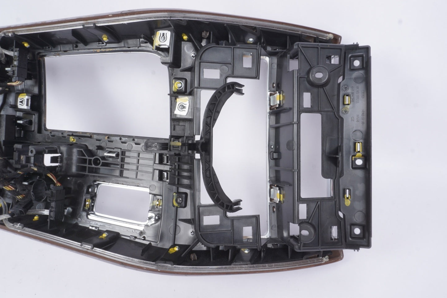 11-16 AUDI A8 S8 FRONT CENTER UPPER CONSOLE WOOD TRIM BEZEL OEM