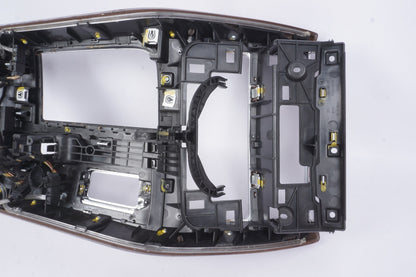 11-16 AUDI A8 S8 FRONT CENTER UPPER CONSOLE WOOD TRIM BEZEL OEM