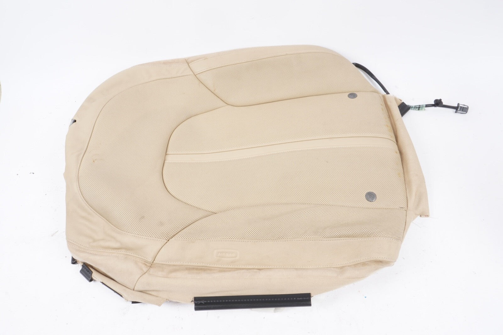 11-17 AUDI A8 A8L S8 REAR RIGHT PASSENGER SEAT BACK BACKREST UPPER COVER BEIGE