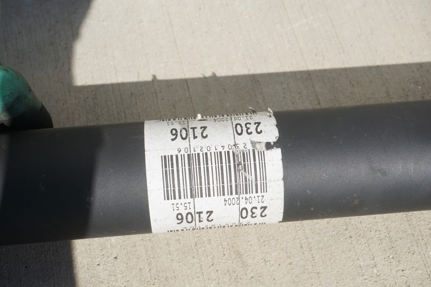 03-06 Mercedes R230 SL500 Drive Shaft Driveshaft Propeller 2304102106 OEM