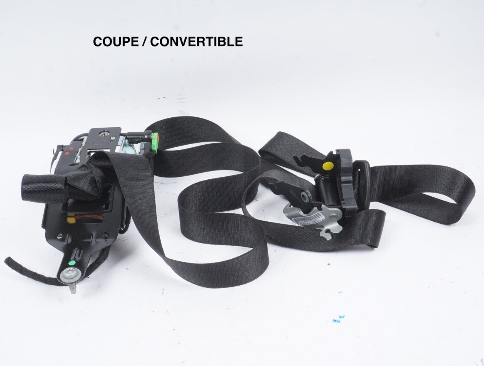 10-13 Mercedes Benz E350 Coupe Passenger Front Seat Belt Retractor Black OEM