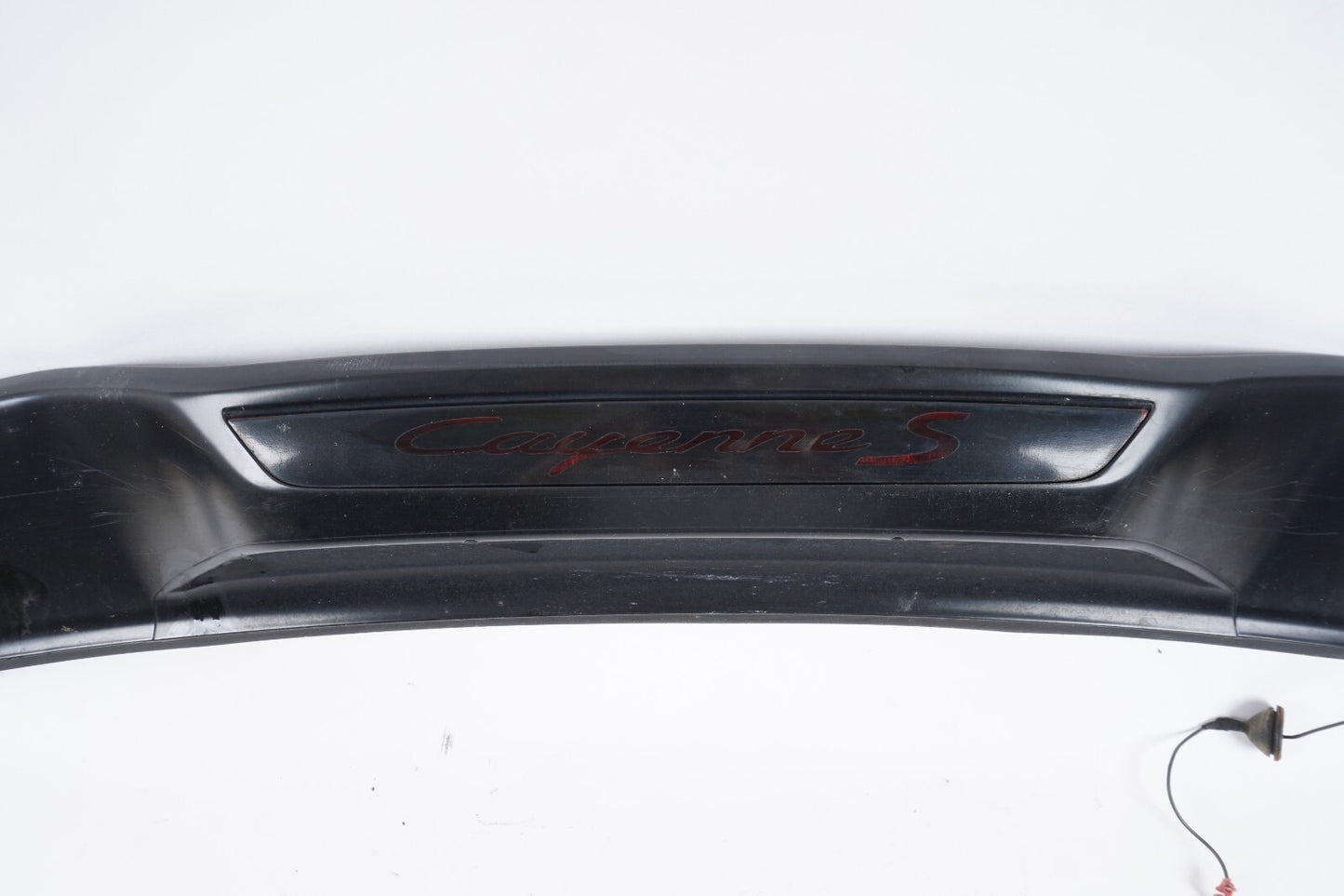 2011 - 2014 PORSCHE CAYENNE REAR TAILGATE TRUNK SPOILER WING W/ THIRD BRAKE OEM