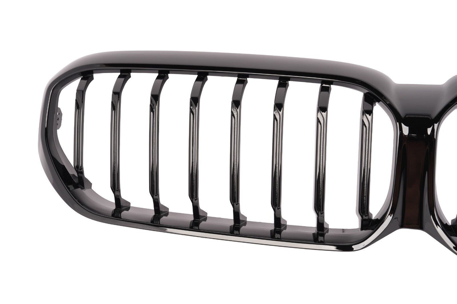 For 2022 BMW G30 G31 LCI Glossy Black Front Kidney Grille Grill - NO CAMERA