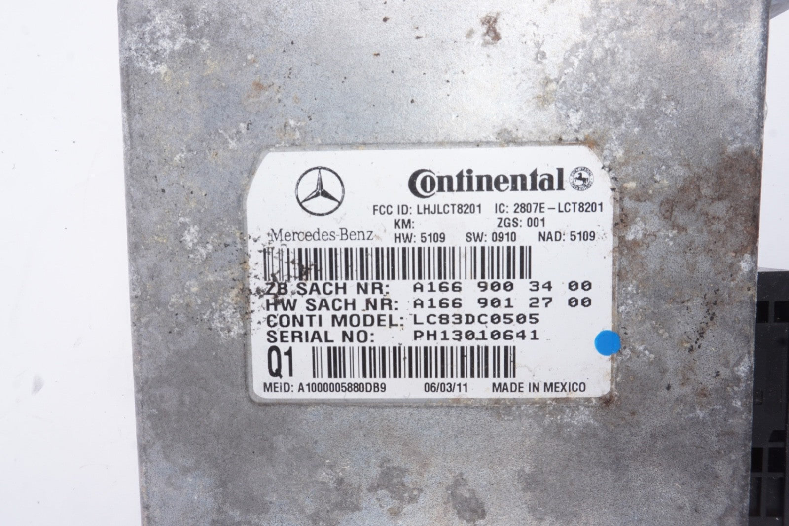 Mercedes W221 S400 S550 SLK350 GL450 CL63 Voice Communication Control Module OEM