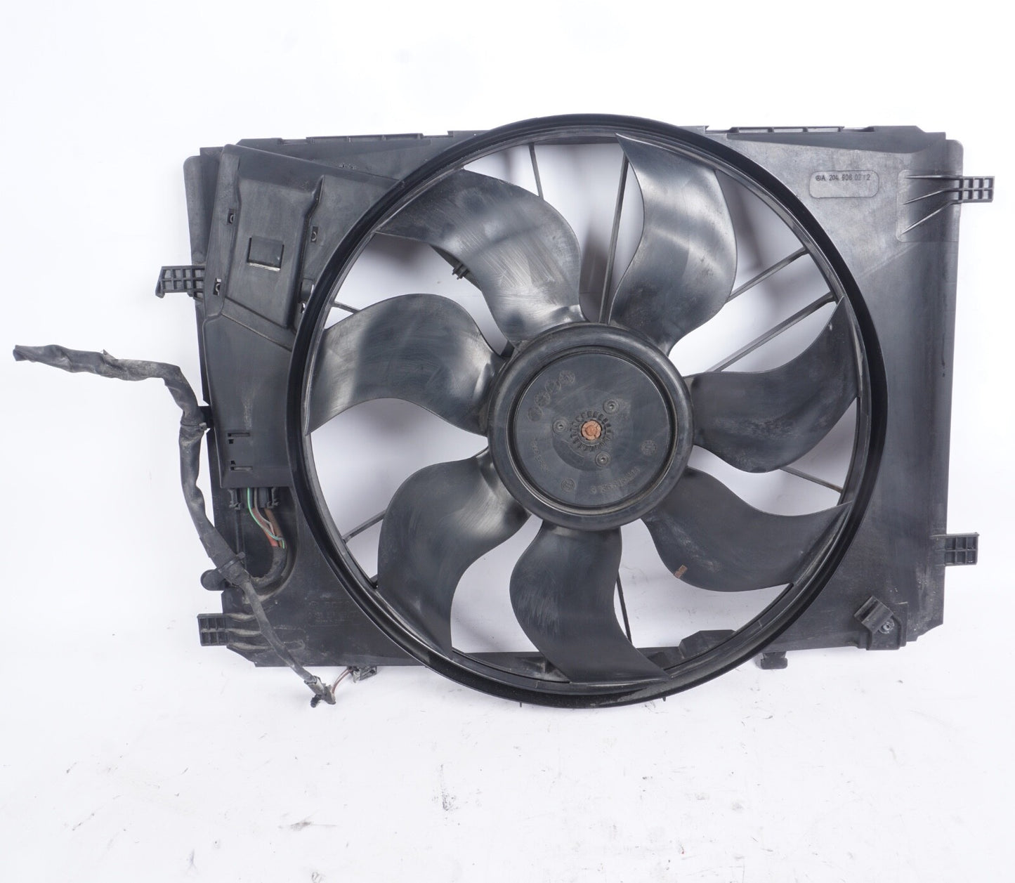 08-18 Mercedes E350 C250 E250 SLK350 Engine Radiator Cooling Fan Motor Assembly