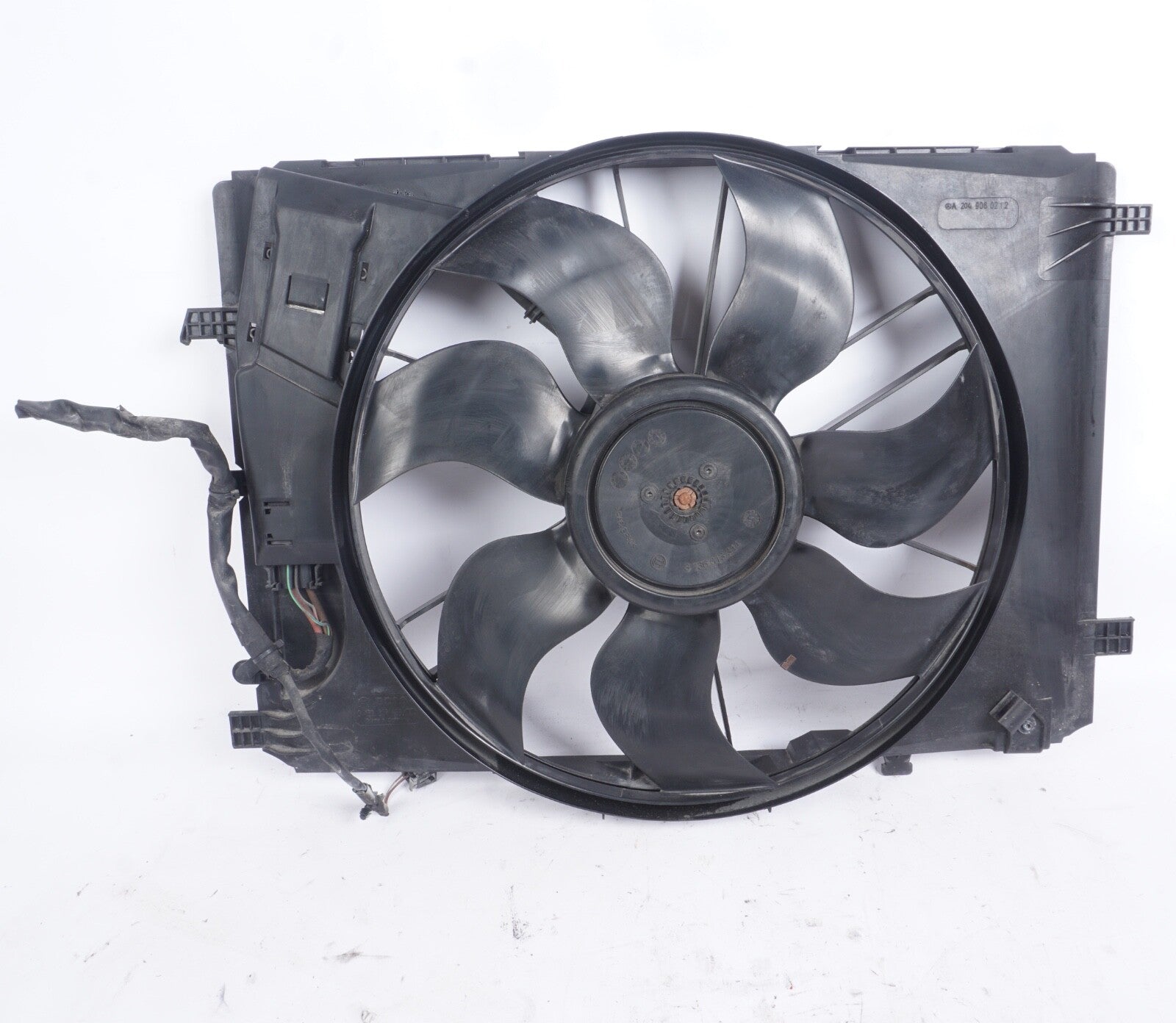 08-18 Mercedes E350 C250 E250 SLK350 Engine Radiator Cooling Fan Motor Assembly