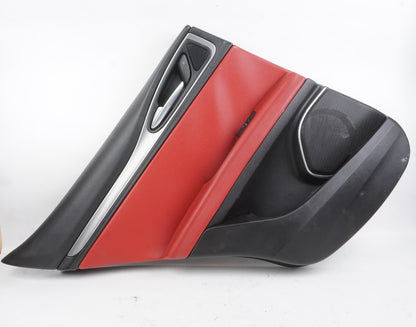 2018 - 2021 ALFA ROMEO STELVIO REAR LEFT DOOR TRIM PANEL OEM 01561502420 RED