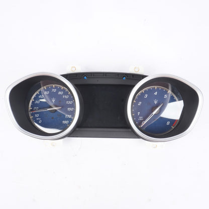 2014 - 2017 MASERATI GHIBLI S SPEEDOMETER INSTRUMENT CLUSTER OEM 670009777