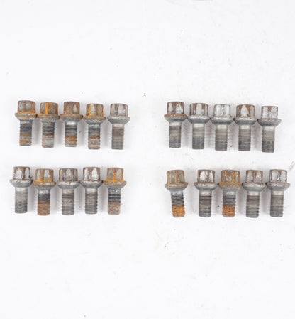 2008-2014 Mercedes-Benz W204 C300 C250 C350 WHEEL LUG NUT BOLTS SET OF 20 OEM