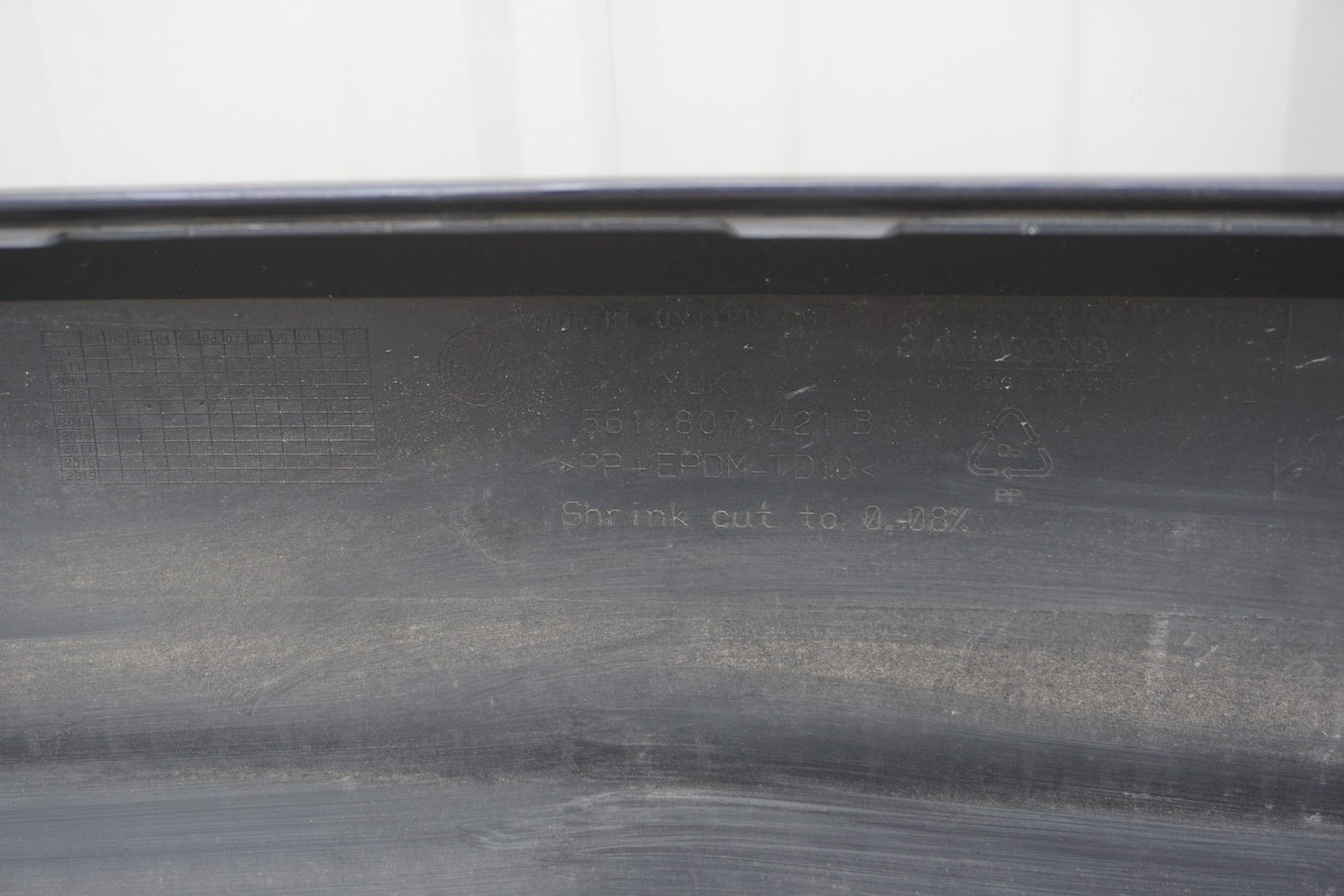 2012 - 2015 Volkswagen Passat Rear Bumper Cover OEM
