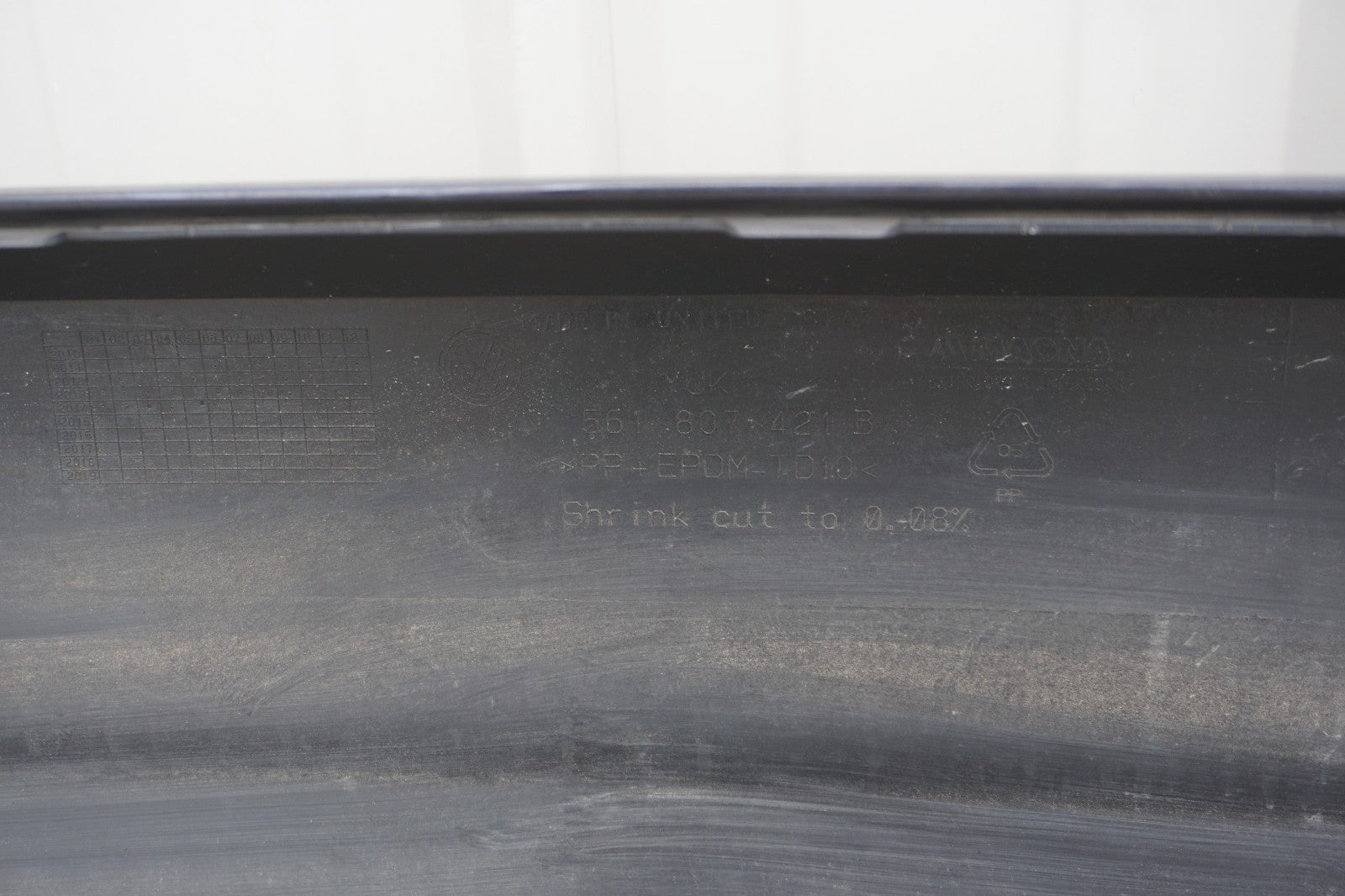 2012 - 2015 Volkswagen Passat Rear Bumper Cover OEM