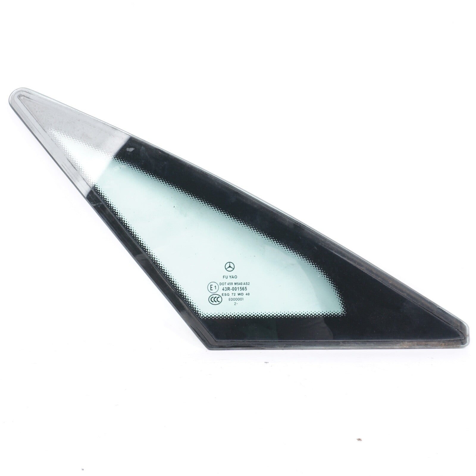 10-17 Mercedes W207 E350 E550 Coupe Rear Left Side Quarter Window Glass OEM