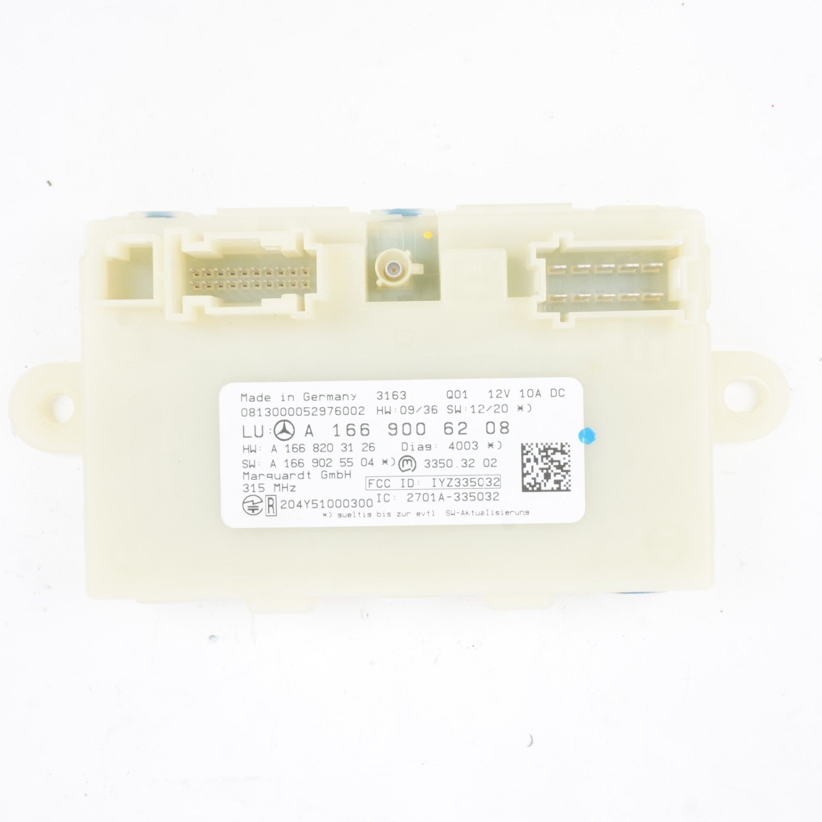2012-2016 Mercedes ML GL Keyless Entry Computer Module A1669006208 OEM