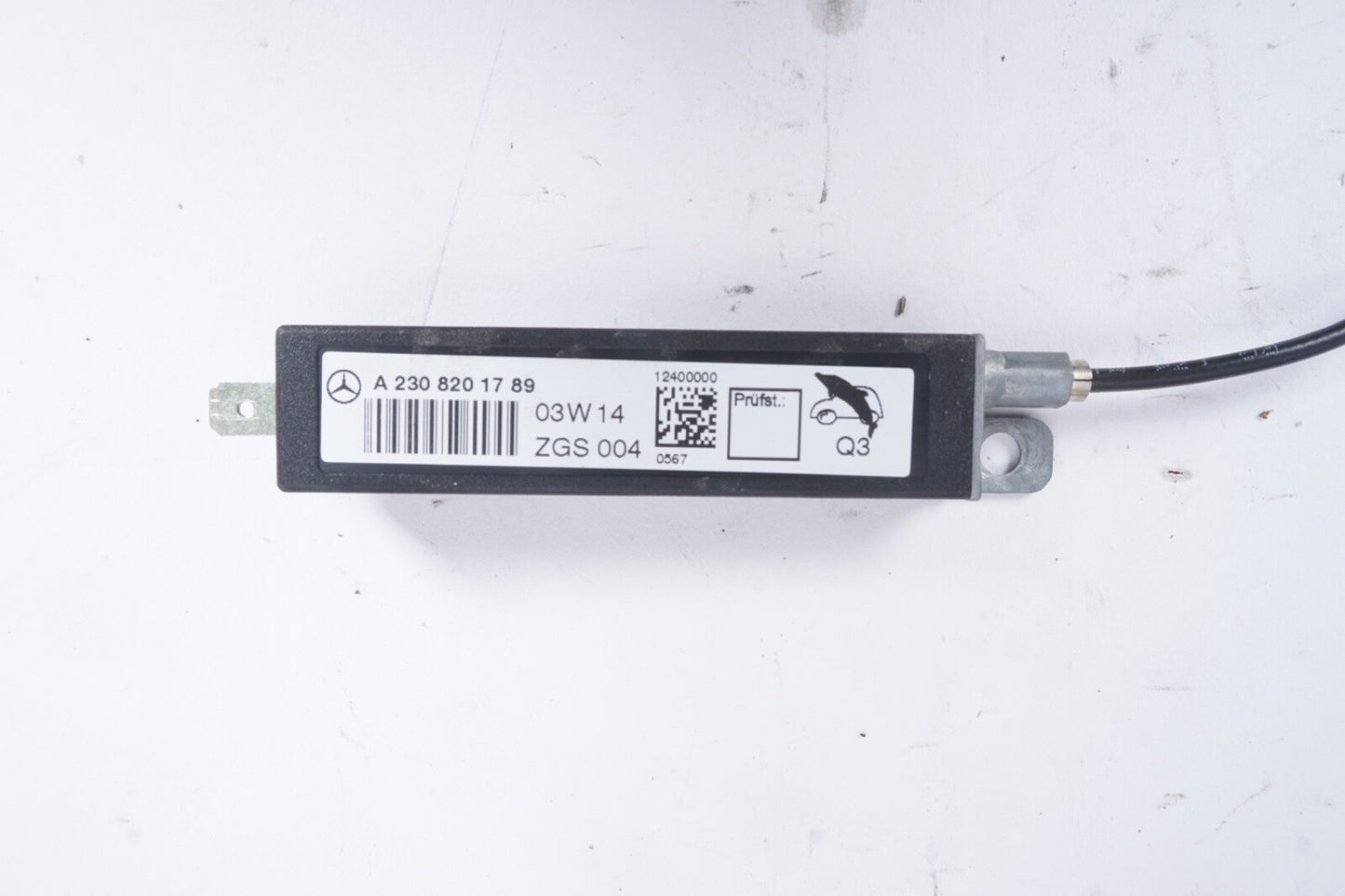 03-12 Mercedes R230 SL500 Rear Left Convertible Roof Top C Pillar Hinge Cover