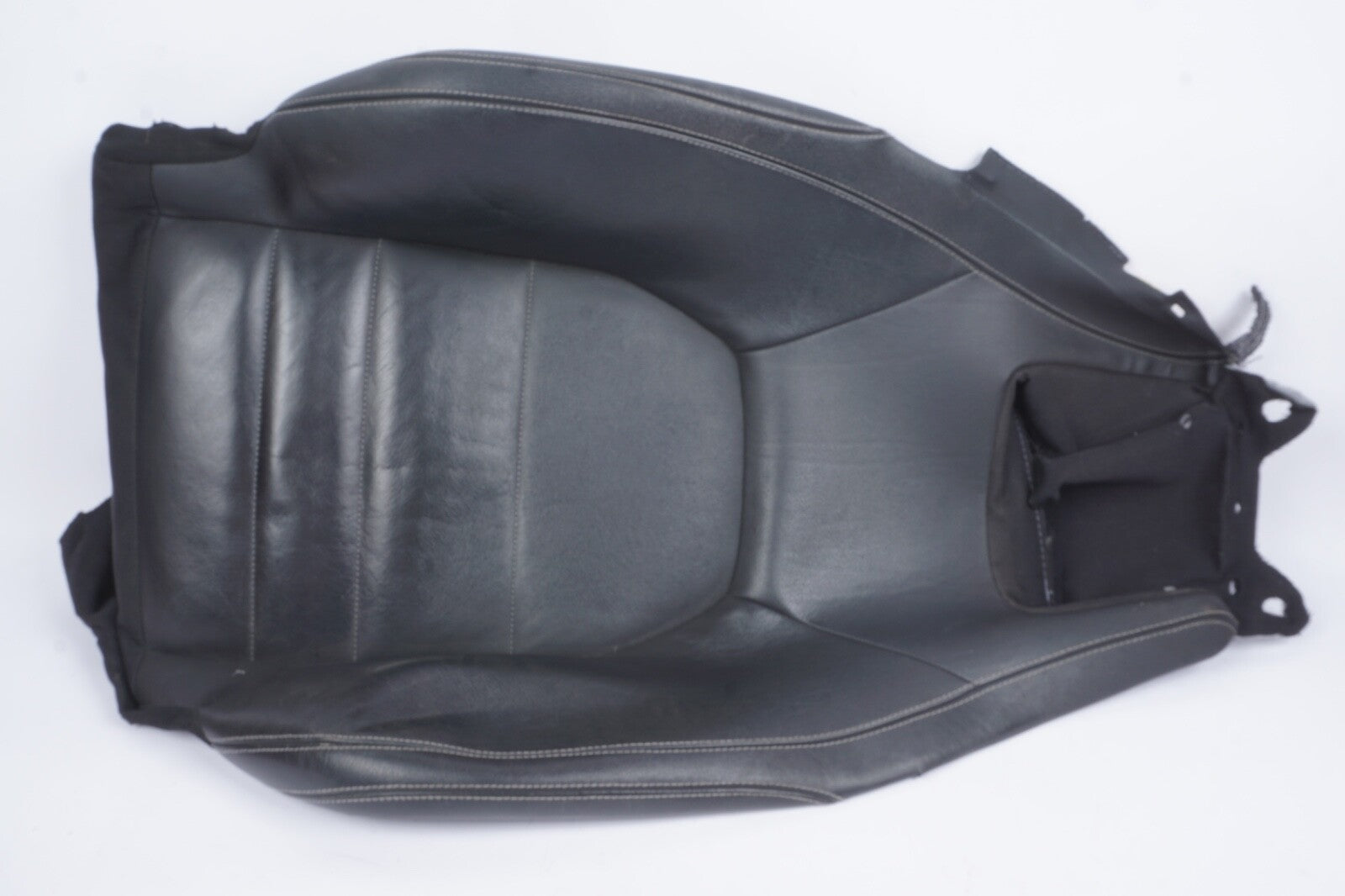 2010-14 MERCEDES E350 W212 COUPE FRONT LEFT DRIVER UPPER SEAT COVER BLACK
