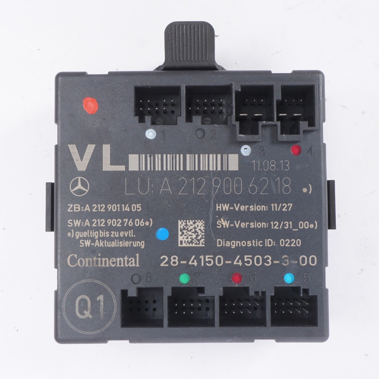 08-18 Mercedes SLK250 GLK350 E350 C250 Front Left Side Door Control Module Unit