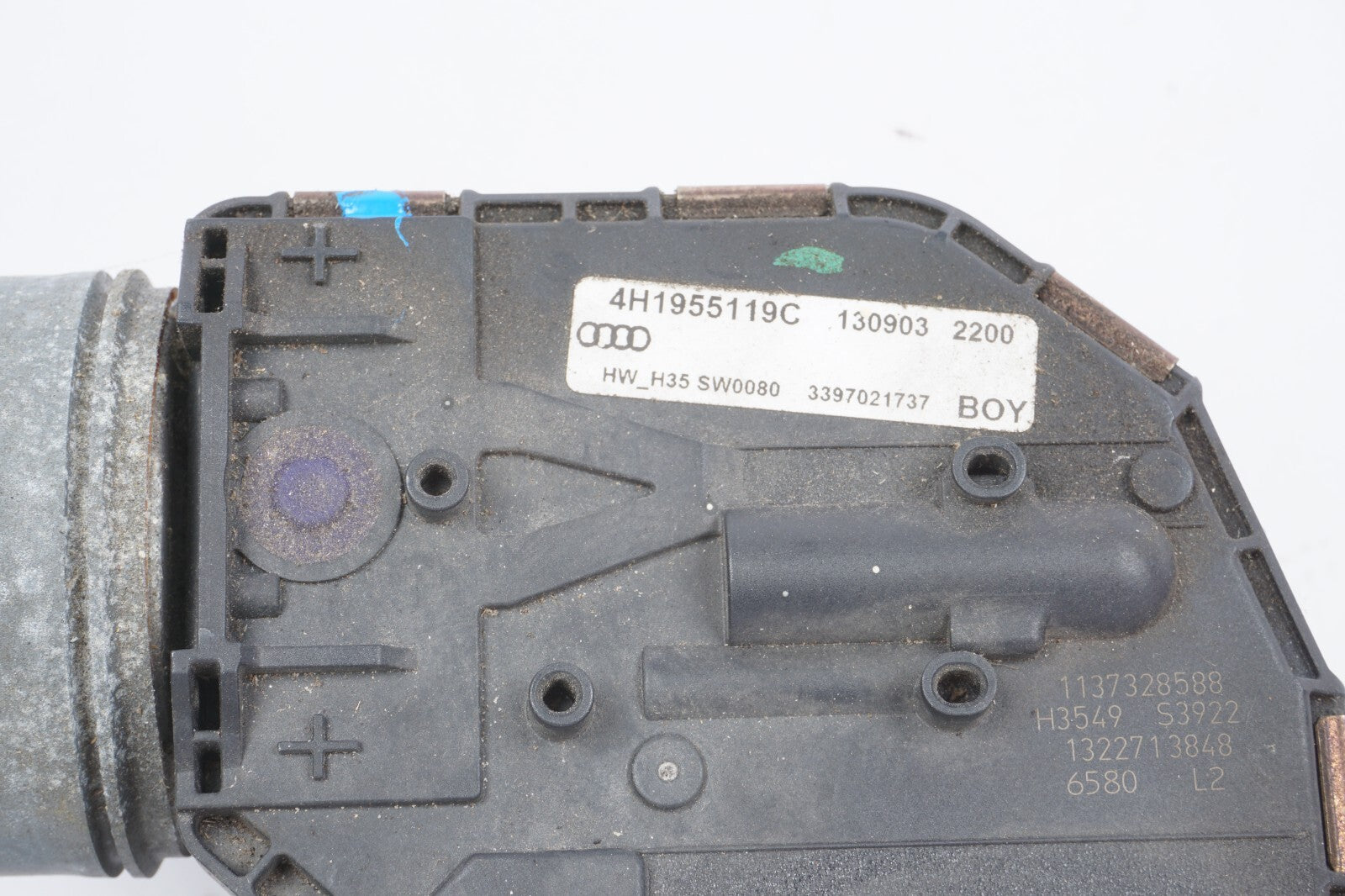 2011 - 2017 Audi A8L A8 Windshield Wiper Motor & Linkage Transmission OEM