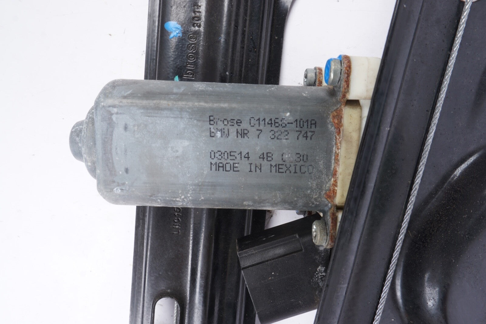 2013 - 2017 BMW X3 F25 FRONT LEFT DRIVER SIDE DOOR WINDOW REGULATOR OEM 7322747
