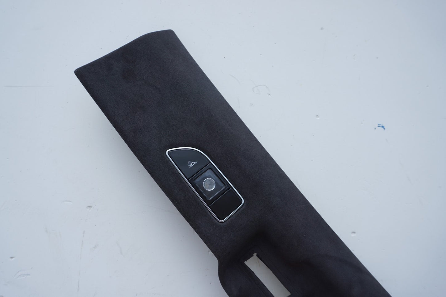 11-17 AUDI A8 A8L S8 REAR LEFT  D PILLAR UPPER QUARTER TRIM COVER ALCANTARA OEM