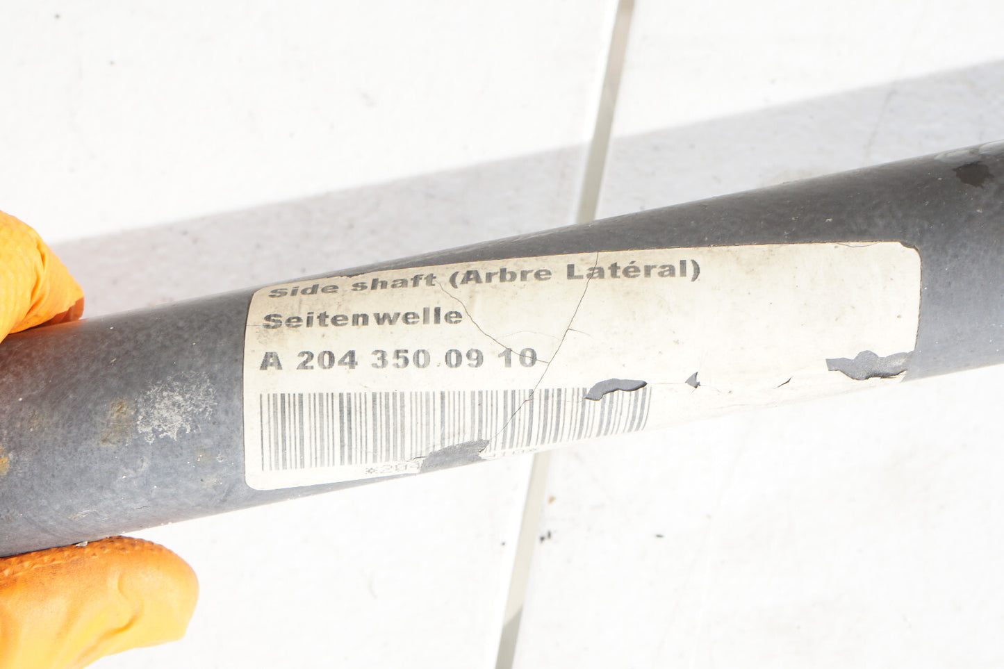 2008 - 2012 MERCEDES C300 W204 RWD REAR AXLE SHAFT RIGHT PASSENGER SIDE OEM