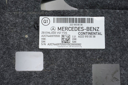 14 - 17 Mercedes S550 W222 Front Right Top Upper Seat Bladder Bolster OEM